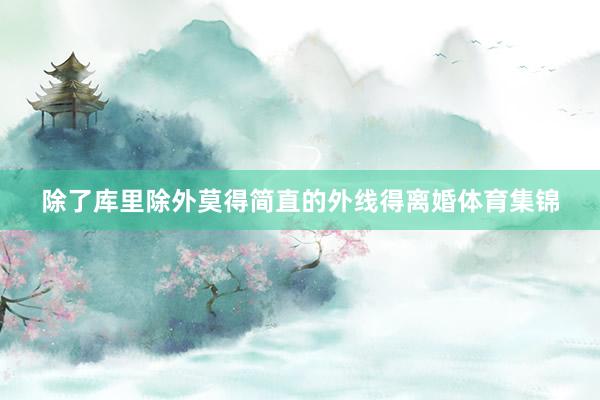 除了库里除外莫得简直的外线得离婚体育集锦