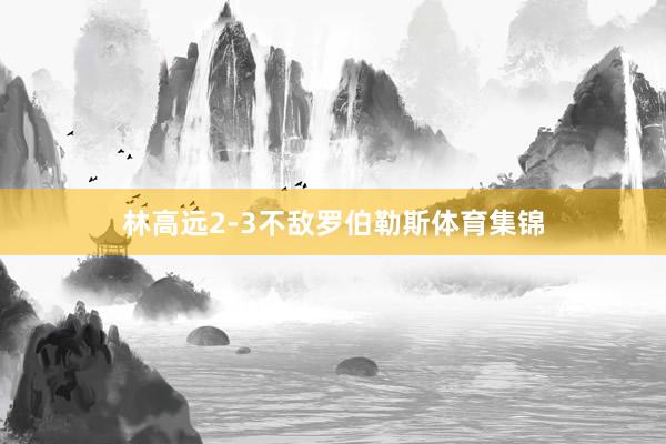 林高远2-3不敌罗伯勒斯体育集锦