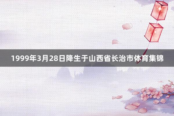 1999年3月28日降生于山西省长治市体育集锦