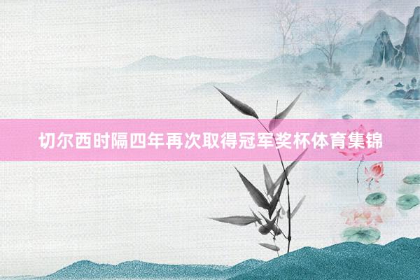 切尔西时隔四年再次取得冠军奖杯体育集锦