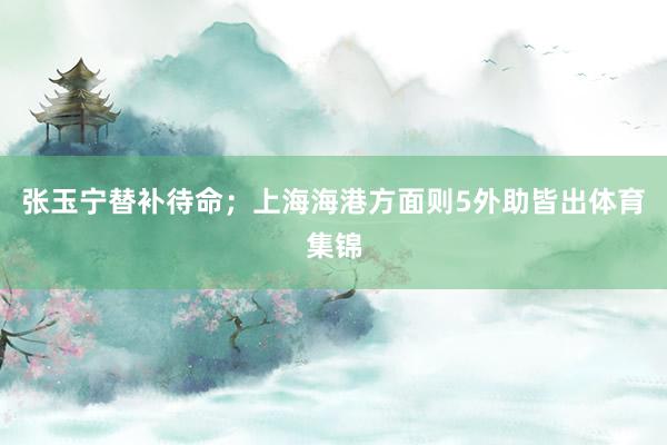 张玉宁替补待命；上海海港方面则5外助皆出体育集锦