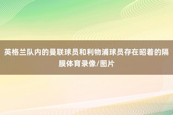 英格兰队内的曼联球员和利物浦球员存在昭着的隔膜体育录像/图片