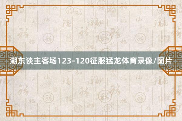 湖东谈主客场123-120征服猛龙体育录像/图片