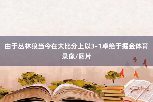 由于丛林狼当今在大比分上以3-1卓绝于掘金体育录像/图片